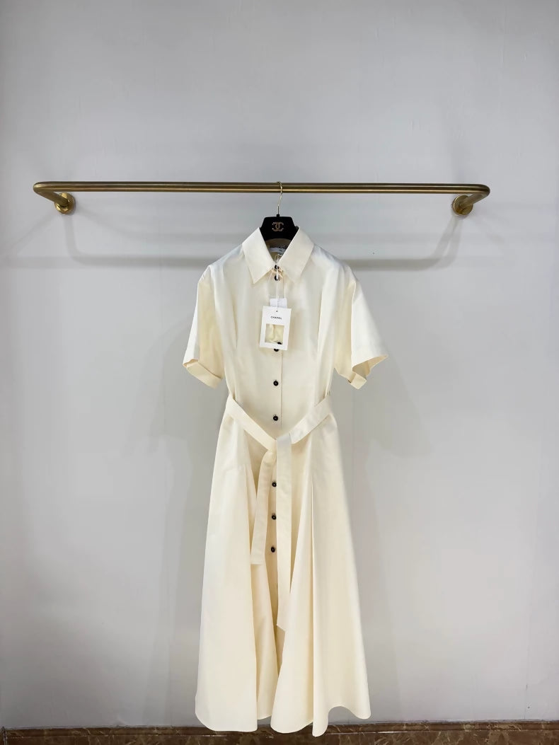 Chanel Coco Beach 26M short-sleeved shirt dress