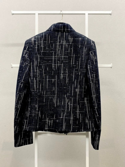 Chanel 21B black, blue and white jacket