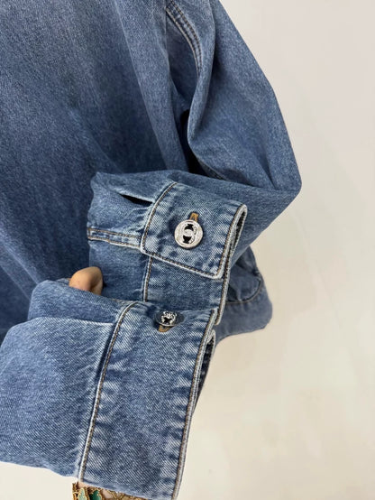 Chanel 24P double C two-pocket denim jacket