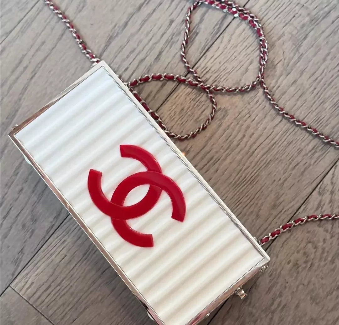 Chanel 2018 Paris–Hamburg Shipping Container Lucite Minaudière