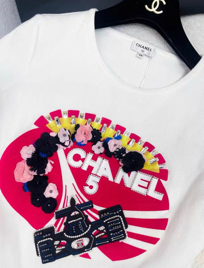 Chanel 23ss F1 t-shirt