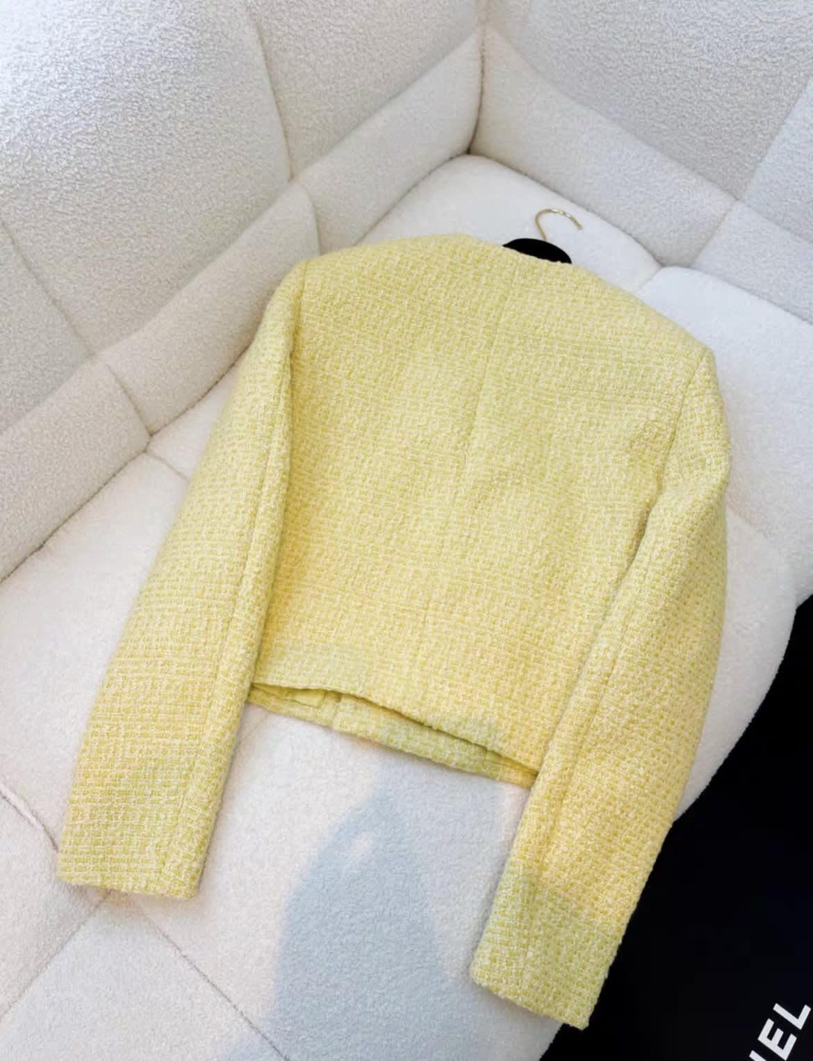 Celine yellow gold jacket size 34