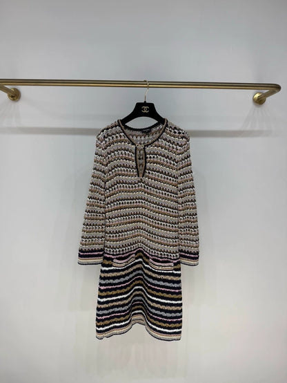 Chanel 24P Multicolor knit dress