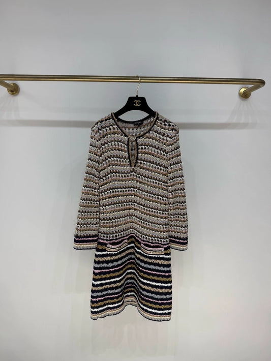 Chanel 24P Multicolor knit dress