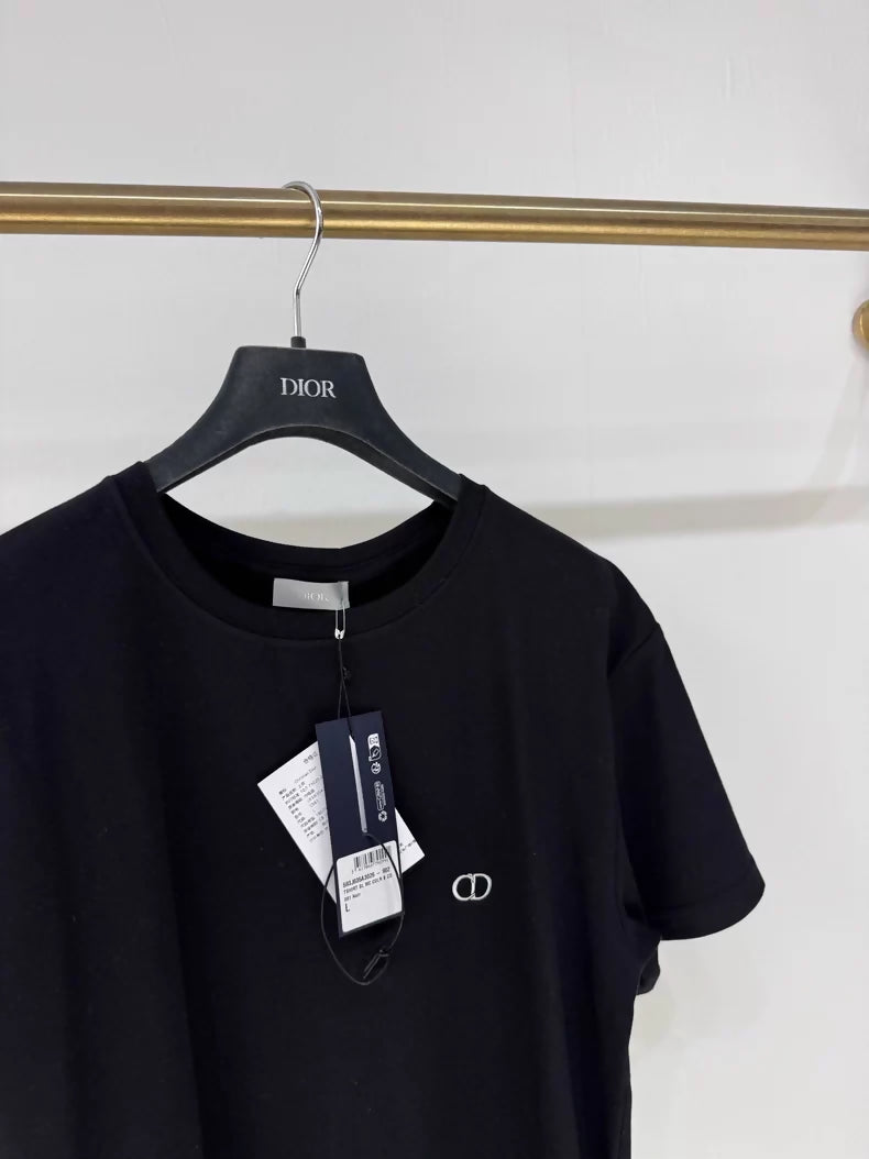 Dior classic black CD logo T-shirt