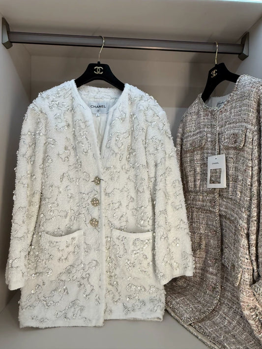 Chanel 19S White/Silver jacket