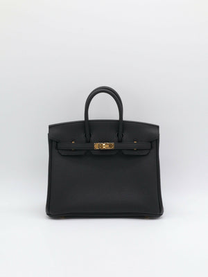 Hermès Birkin 25 Black Togo GHW G 2026
