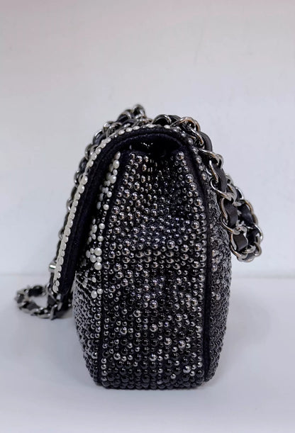 Chanel Pearls & Beads Mini Classic Single Flap Bag