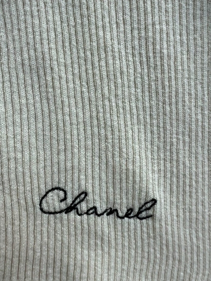 Chanel 25C white fish T-shirt