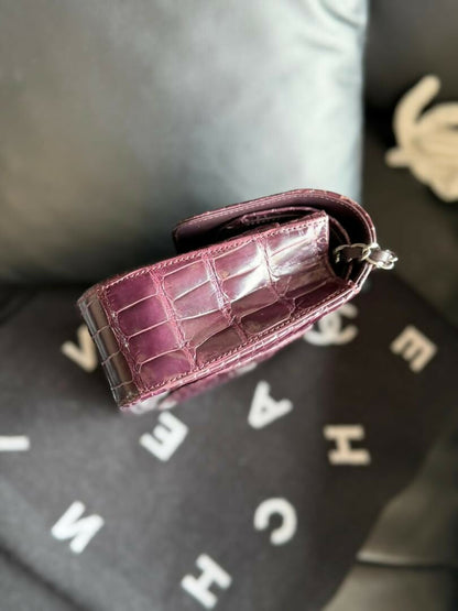 Chanel Medium Classic Flap – Exotic Alligator . Series 15 (2011)