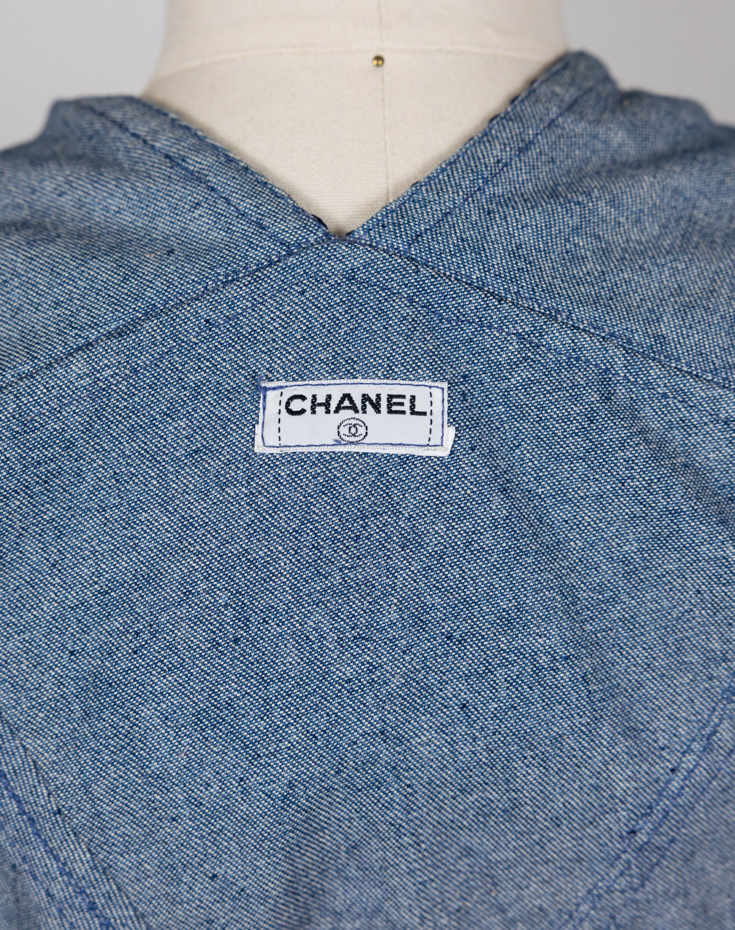 Chanel 1993 Fall/Winter Vintage Braided Logo Overalls