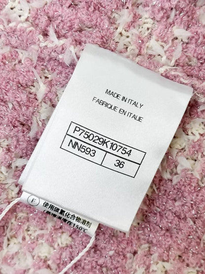 Chanel 23S pink cardigan