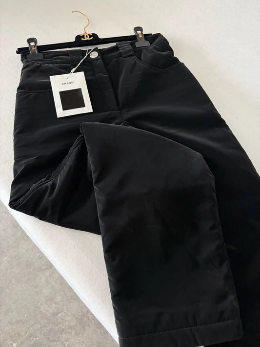 Chanel 24N Black Ski Pants
