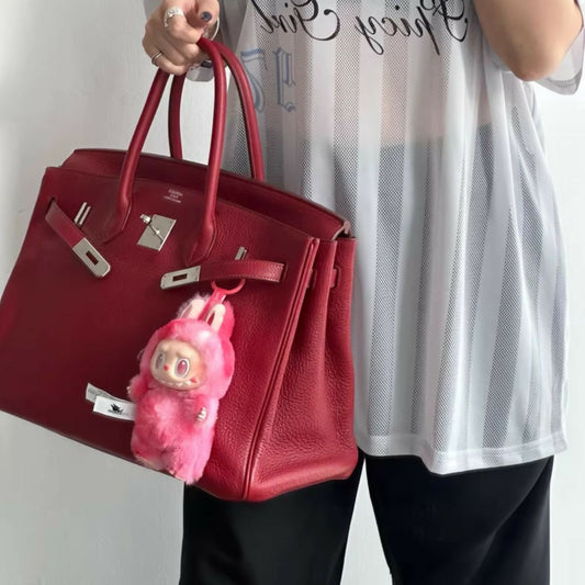 Hermès Birkin 35 Ruby Red Togo leather palladium Hardware