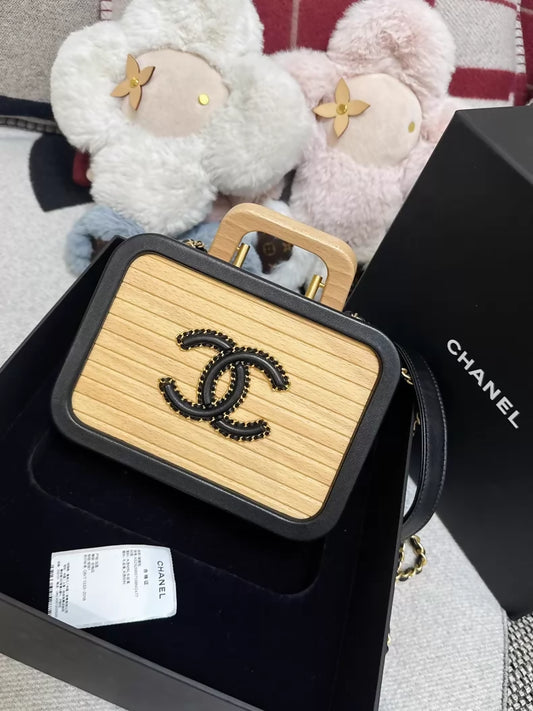 Chanel 22C Square Wooden Bag