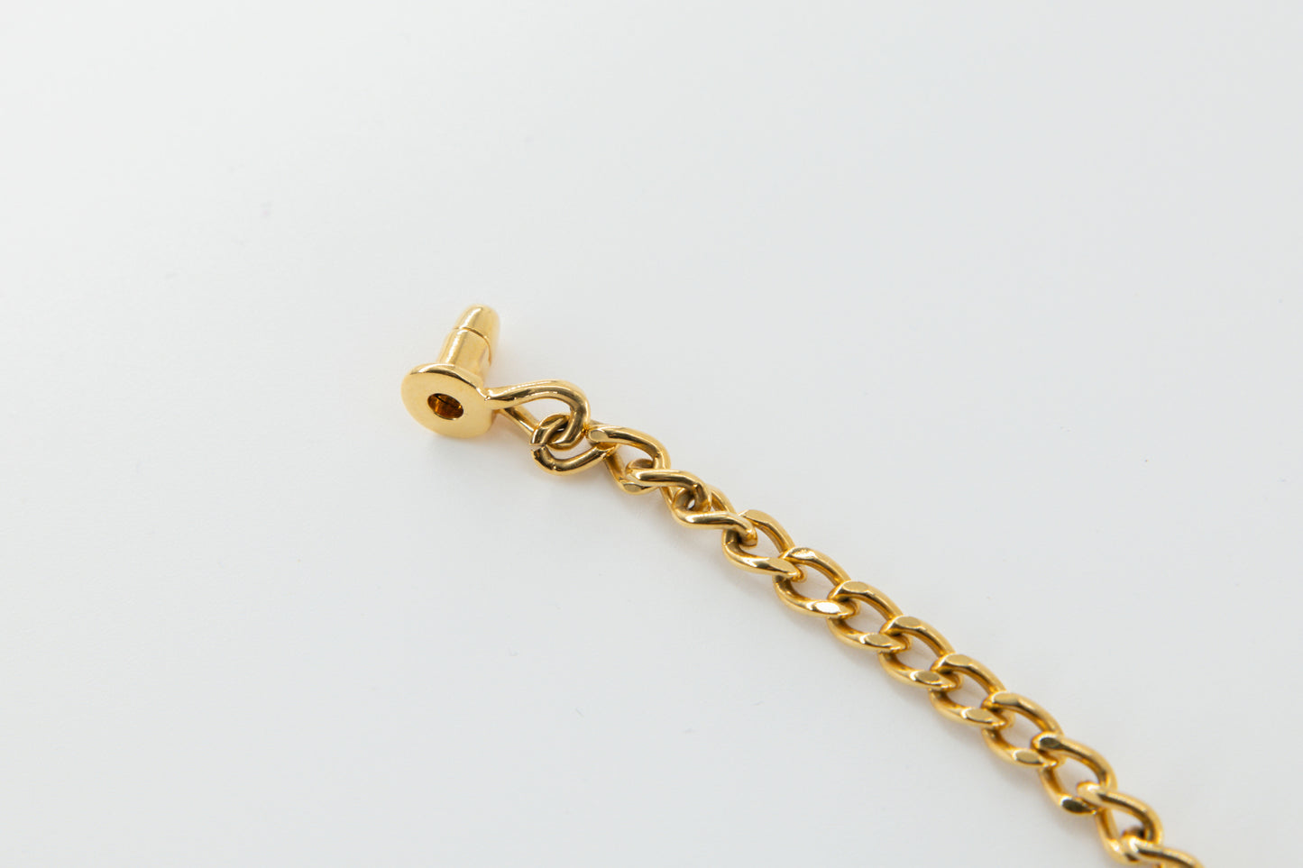 Chanel Vintage CC Gold Turnlock Necklace