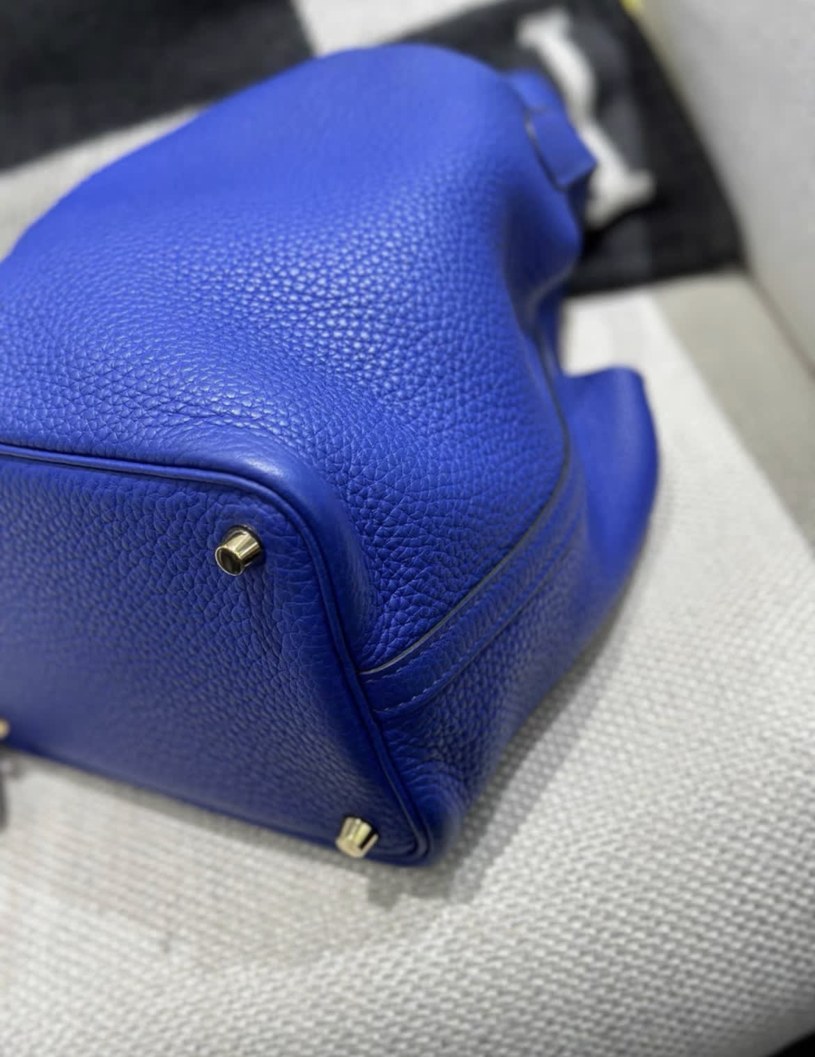 Hermes picotin 18 7T electric blue A stamp – Wararni.com