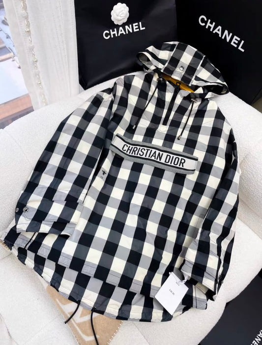 DIOR Dior 23 black and white plaid jackets - 34 Jacket - Secondhand luxury from Wararni