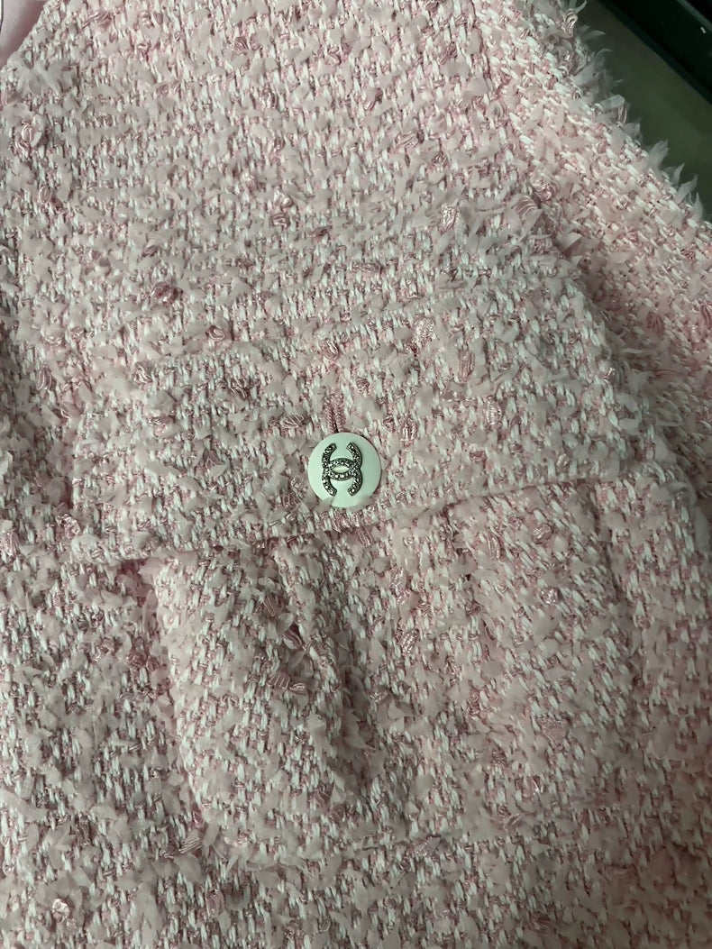 Chanel 21C light pink jacket