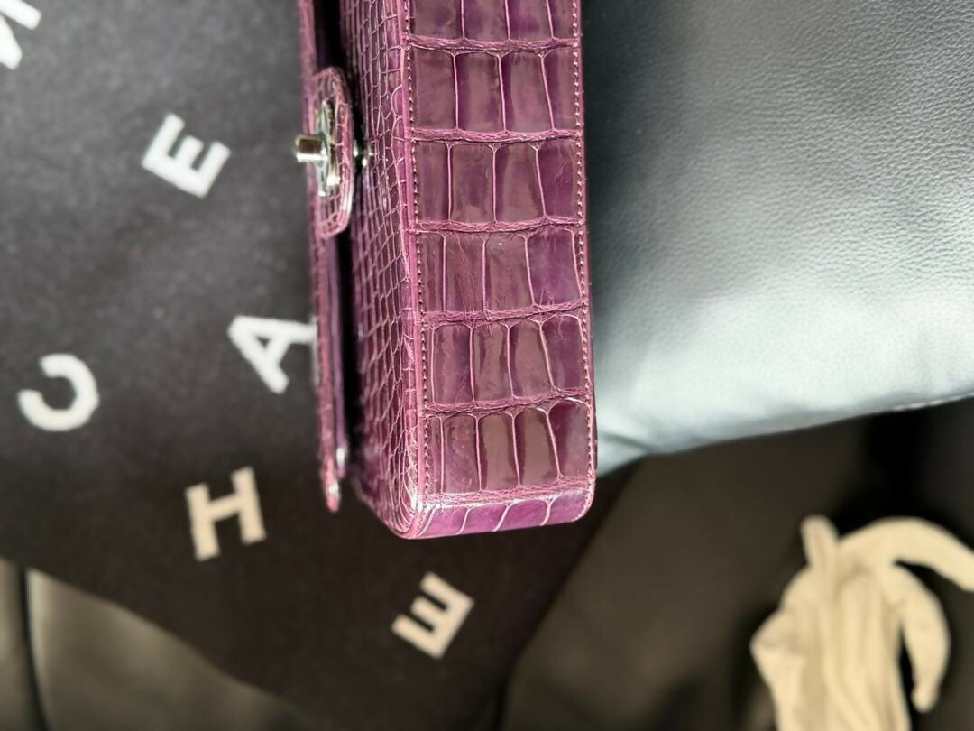 Chanel Medium Classic Flap – Exotic Alligator . Series 15 (2011)