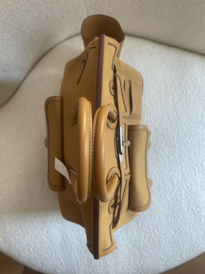 Hermès Birkin 35 Cargo Sesame S2 Swift Leather & Canvas with Hardware Z Stamp