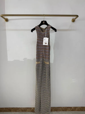Chanel 24S iridescent knit jumpsuit