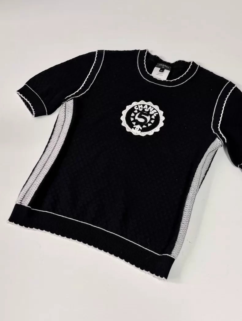 Chanel 23C Black T-Shirt