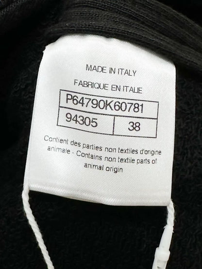 Chanel 20A black tweed & pearls jacket