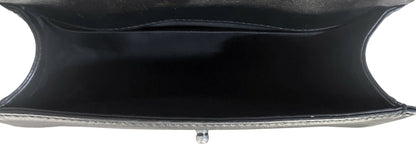 Chanel 13A Edinburgh Black Lambskin Medium Embossed Celtic Knot Boy Flap Bag