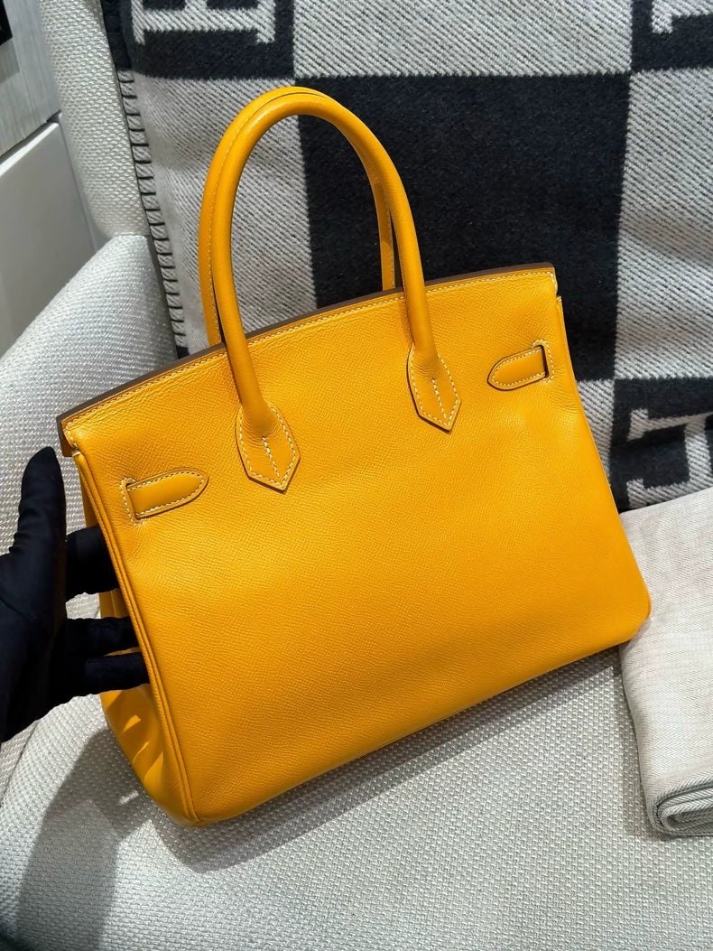 Hermes Birkin 30 Jaune d’Or Epsom Leather gold hardware