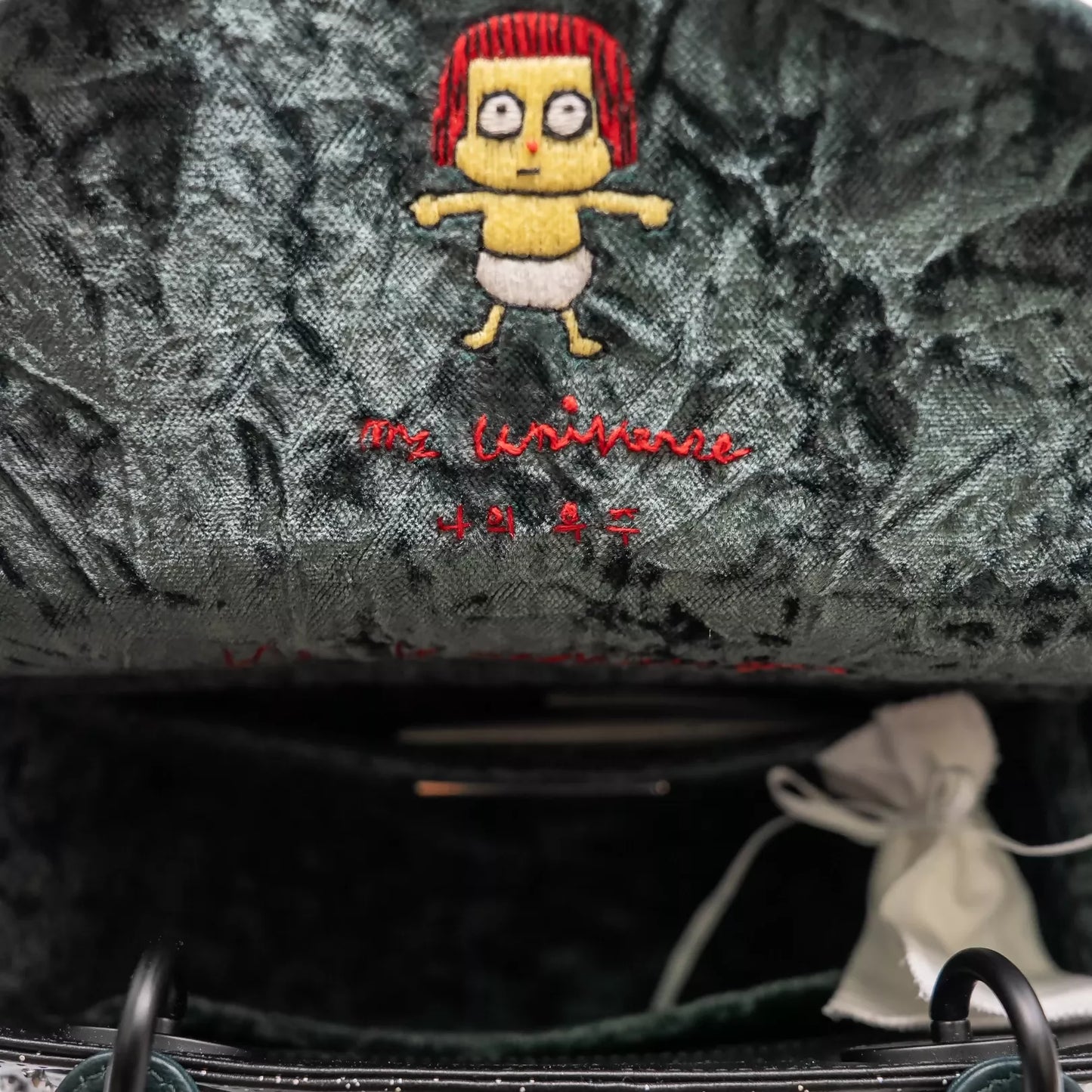 Dior Lady Art Limited Collection Bag by Woo KukWon