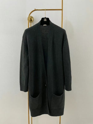 Hermes wool knit cardigan