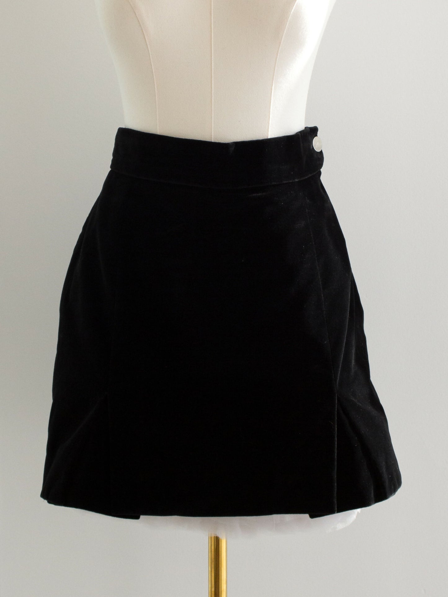 vivienne westwood vintage fall 1991 black velvet white tulle bustle skirt 3