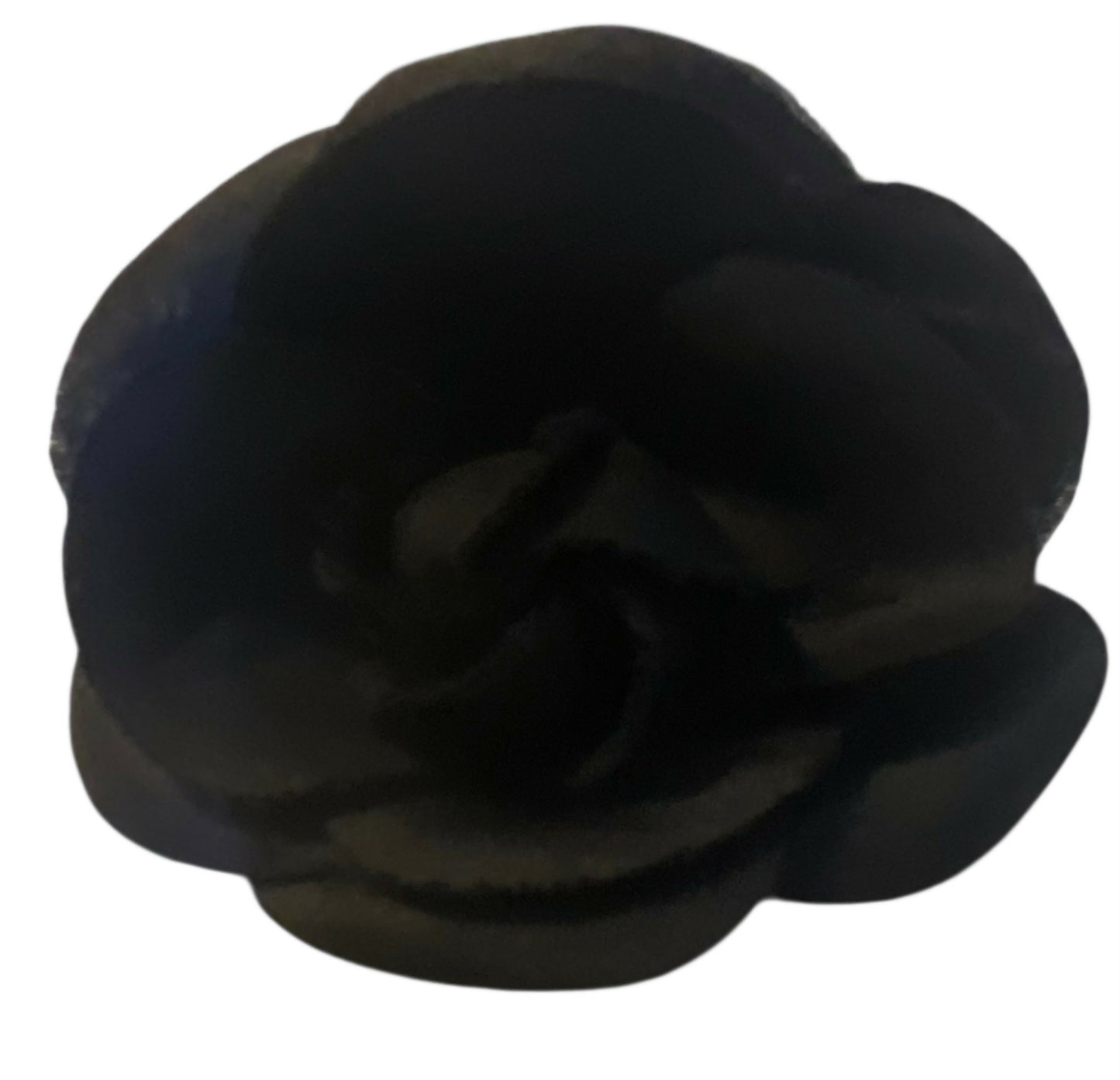 Chanel 08A Runway Silk Pleated Camellia Ecru Black Blouse FR 36