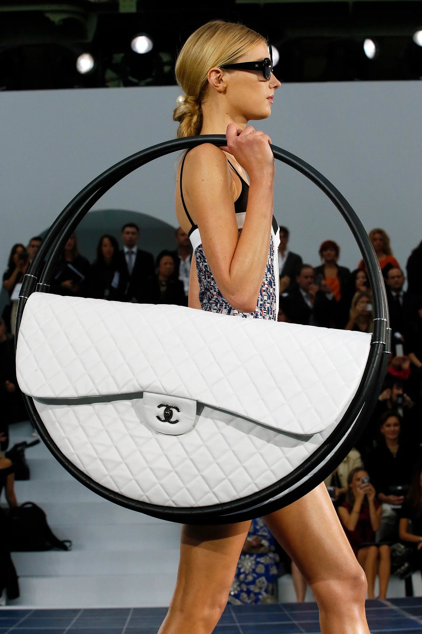 Rare Chanel 2013 Runway Hula Hoop Bag Large size 90cm