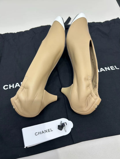 Chanel 26S New Color Block Lambskin High Heels
