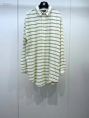 Chanel 25S striped shirt