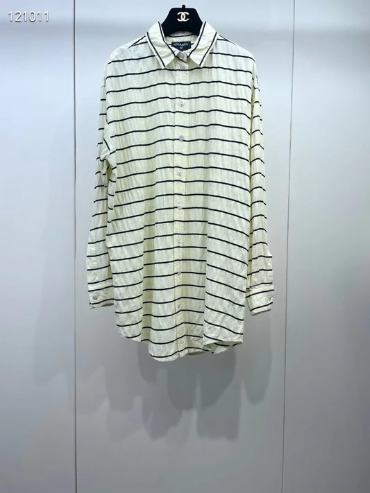 Chanel 25S striped shirt