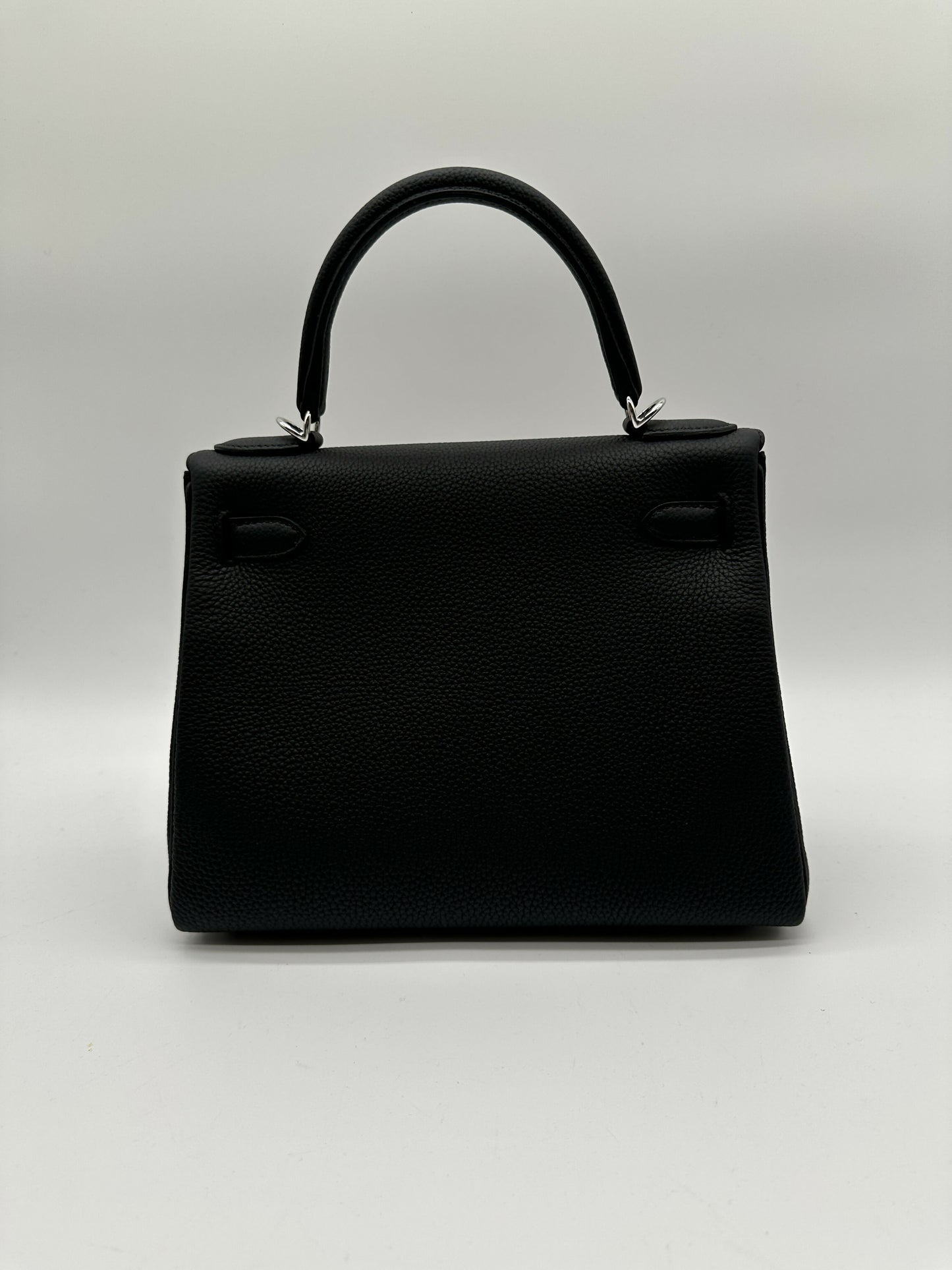 Hermes Kelly 28 black togo phw stamp K