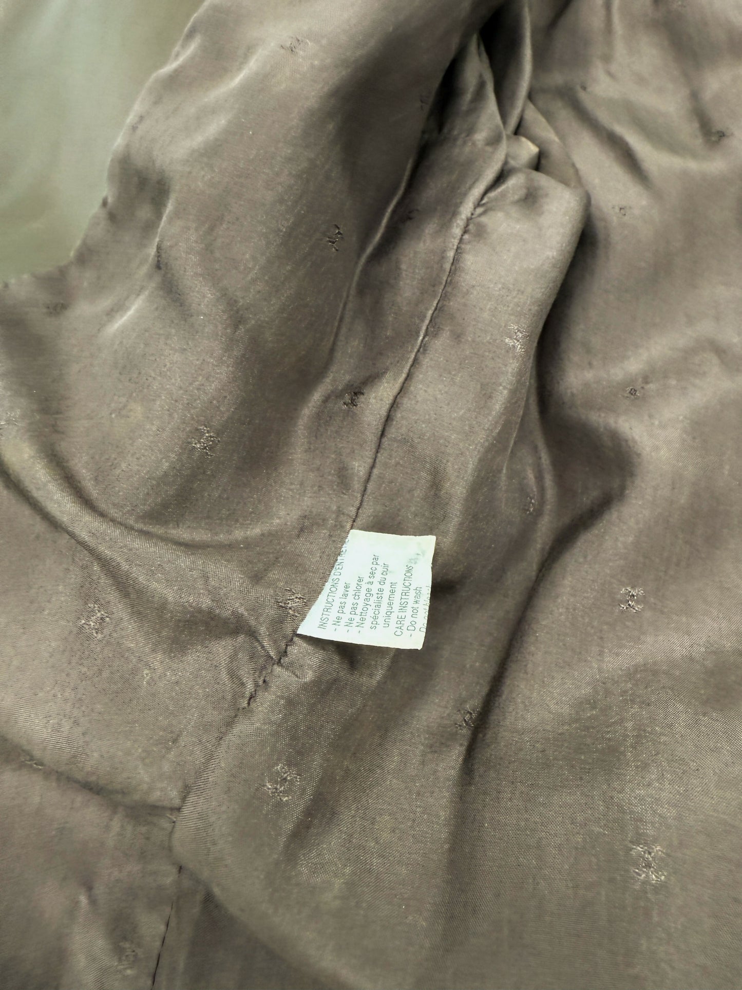 Chanel 94A Vintage Brown Leather Jacket