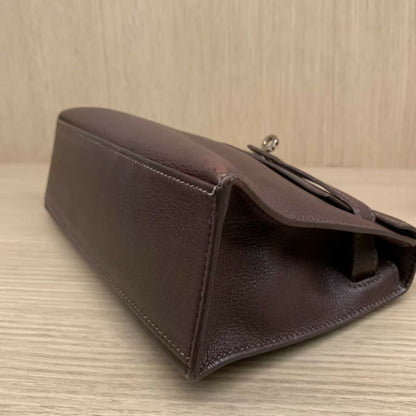 Hermes vintage brown Kelly pochette