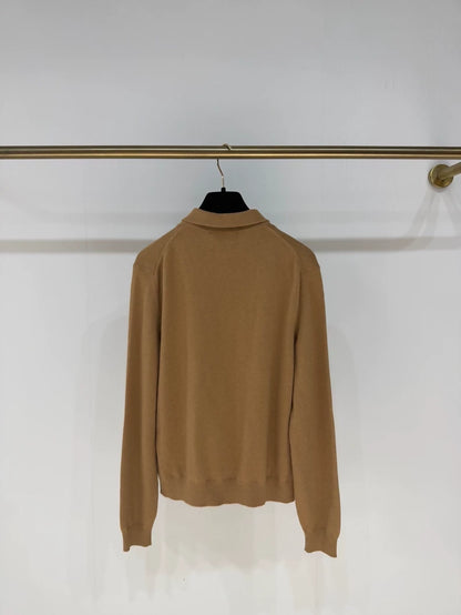 Loro Piana Classic Polo Knit Sweater - Rare!