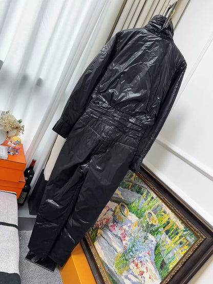 Chanel 19b black ski jumpsuit