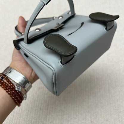 Hermès Kelly doll 8u Glacier Blue swift leather palladium hardware