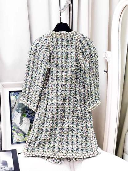 Chanel 18C mixed-color tweed jacket