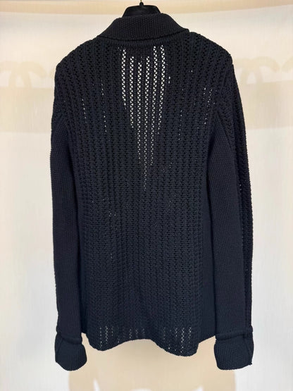 Chanel 19C black cardigan