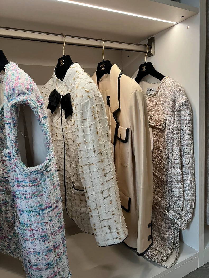 Chanel 19 multicolour tweed vest