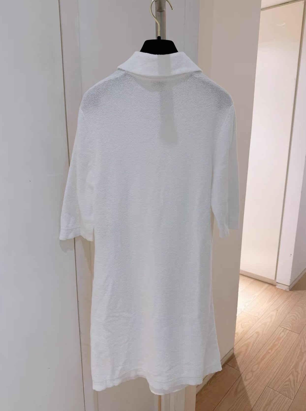 Chanel 23ss white pearl dress