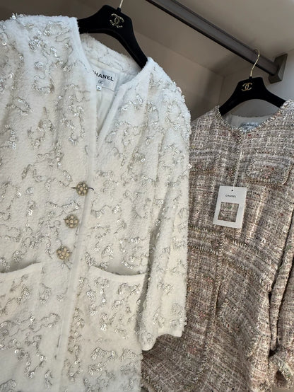 Chanel 19S White/Silver jacket