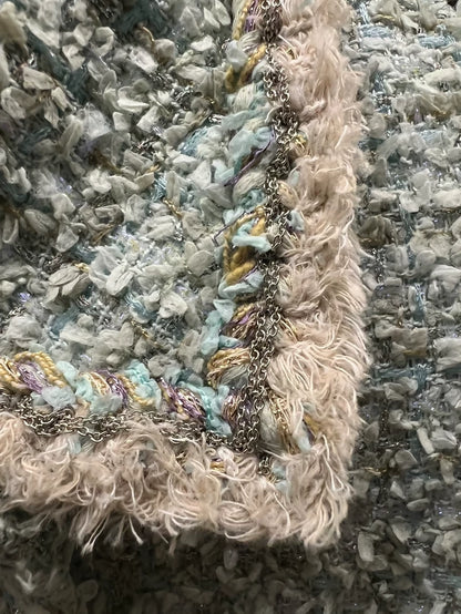 Chanel 21p green tweed jacket